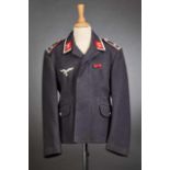 Deutsches Reich 1933 - 1945 - Luftwaffe - Uniformen : Luftwaffe FLAK Flying Blouse.Marked to