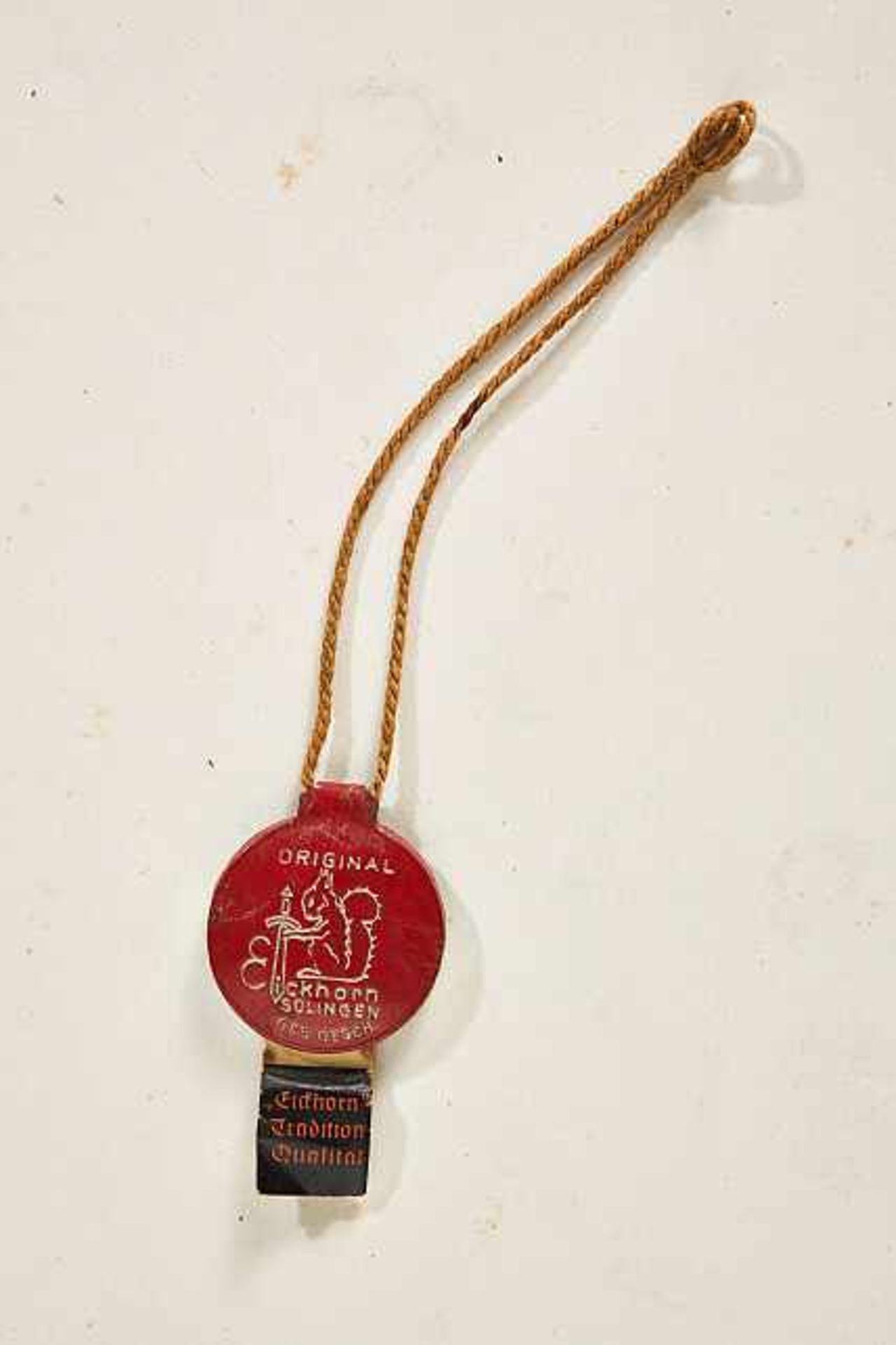 Deutsches Reich 1933 - 1945 - Heer - Edged Weapons : Eickhorn Quality Control Tag.Rare quality