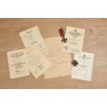 Deutsches Reich 1933 - 1945 - Heer - Uniformen : Artillery NCO Awards and Documents to Listed Parade