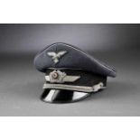 Deutsches Reich 1933 - 1945 - Luftwaffe - Uniformen : Luftwaffe Visor.Interior of visor is marked