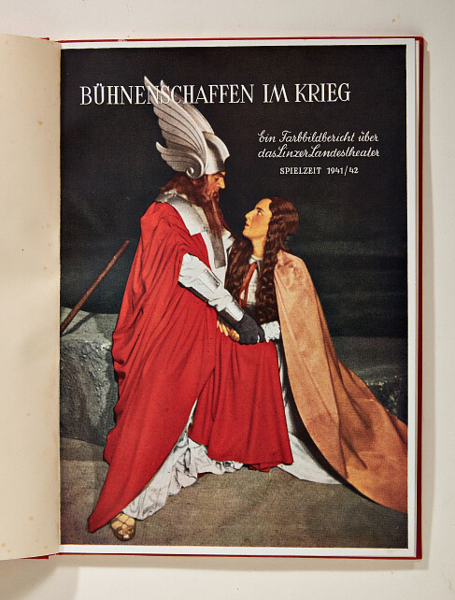 Deutsches Reich 1933 - 1945 - Zeitgeschichtliche Objekte : Picture Book of the Linz Theater.