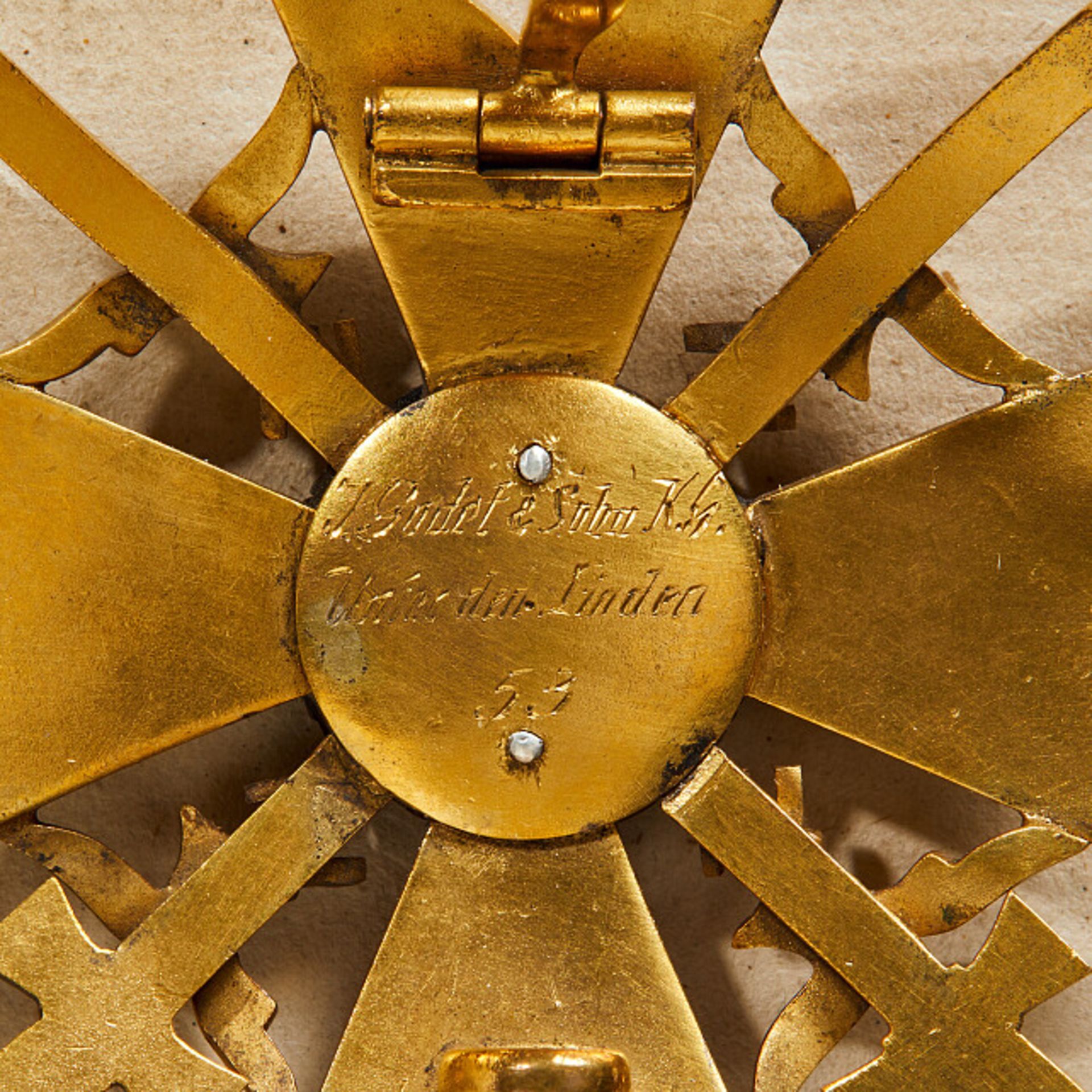Deutsches Reich 1933 - 1945 - Orden und Ehrenzeichen - Spanienkreuz : Spanienkreuz in Gold mit - Bild 6 aus 7