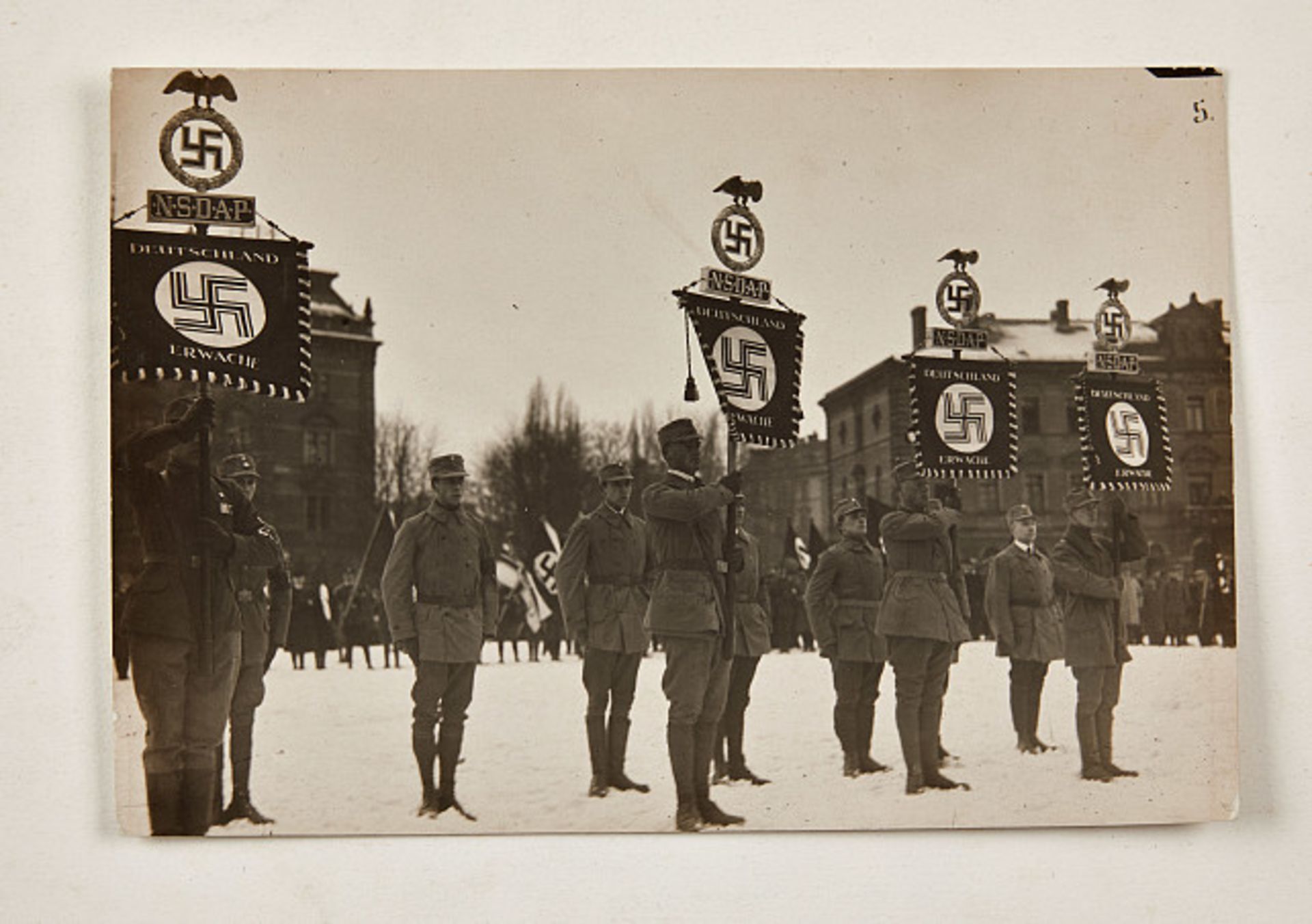 Deutsches Reich 1933 - 1945 - Frühgeschichte der NSDAP : Konvolut von zehn Fotos zur
