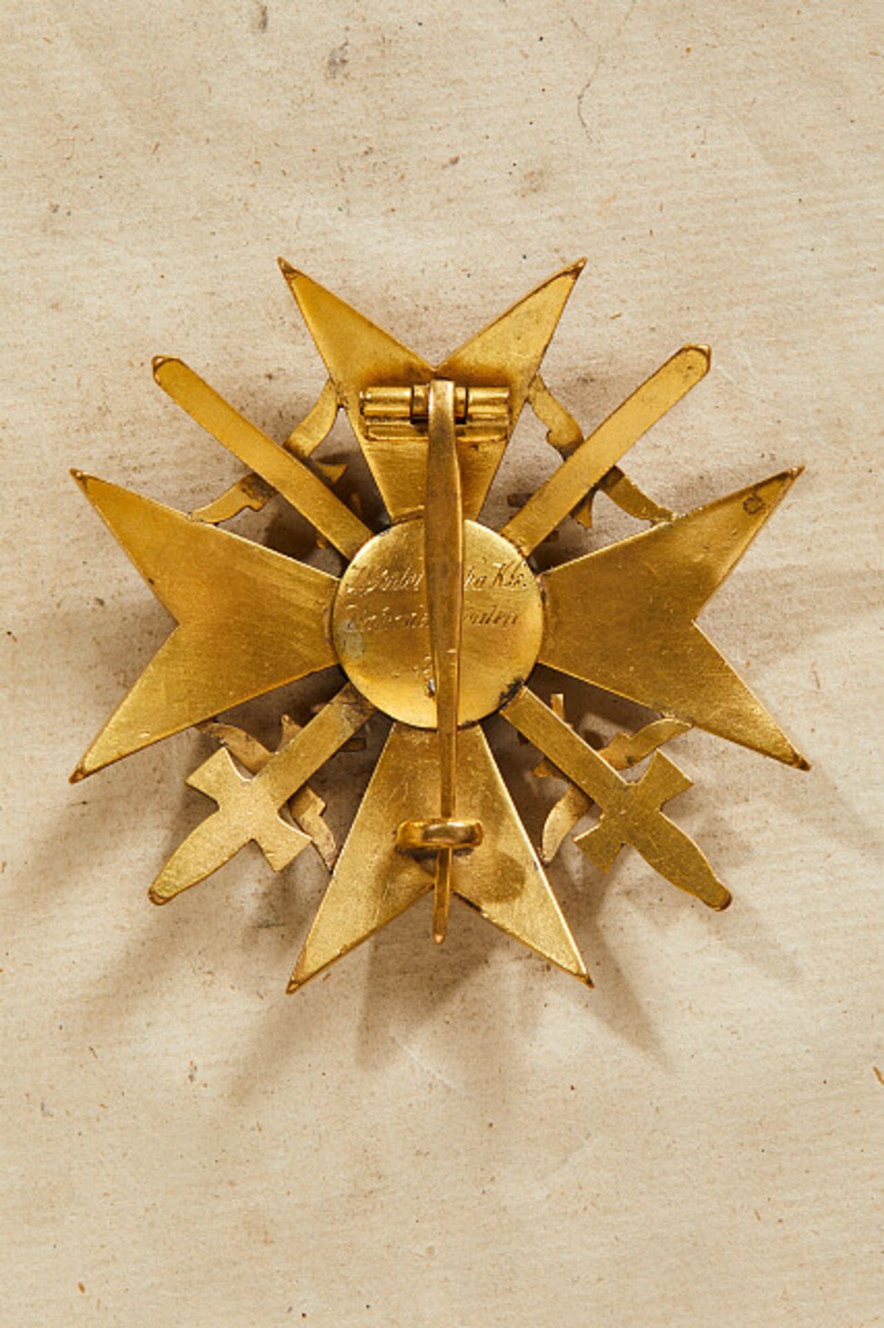 Deutsches Reich 1933 - 1945 - Orden und Ehrenzeichen - Spanienkreuz : Spanienkreuz in Gold mit - Bild 2 aus 7