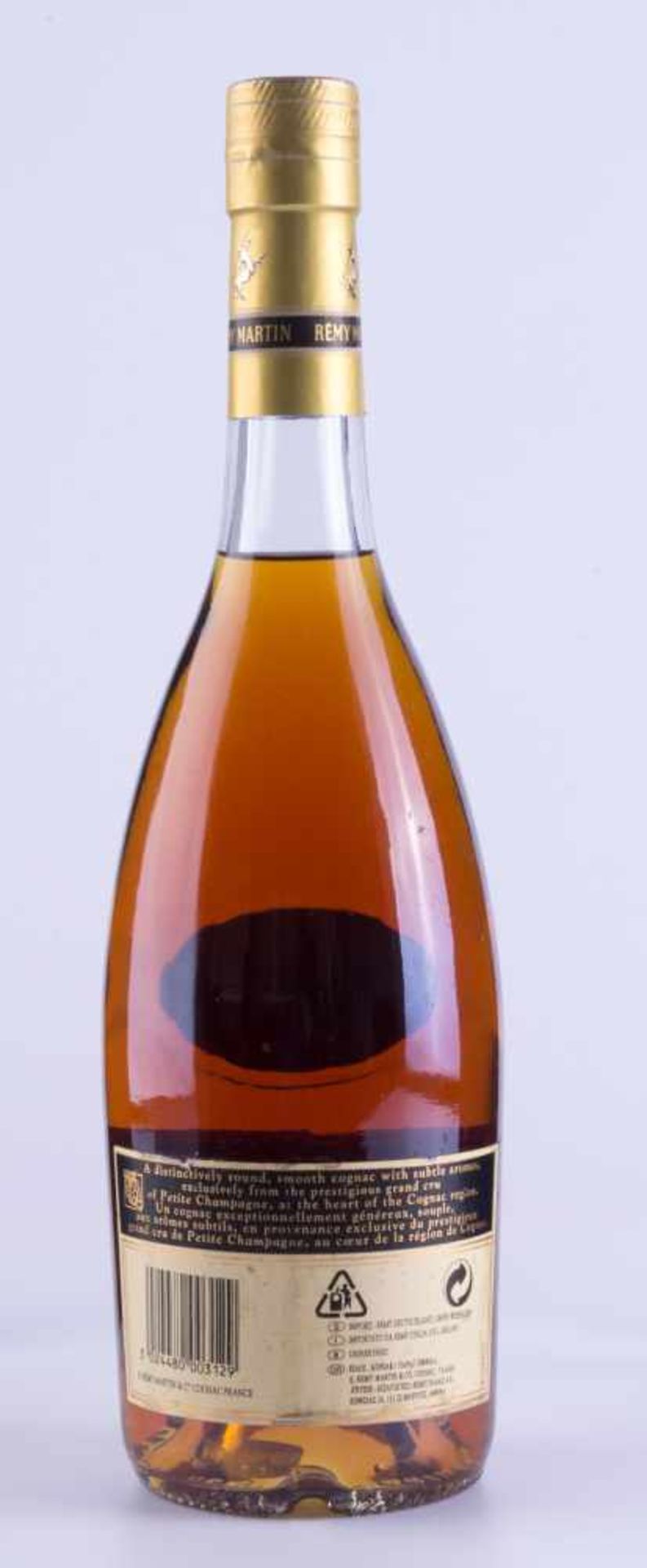 Remy Martin V.S. Grand Cru um 1990Füllhöhe normal, Etikett sehr guter Zustand, 0,7 lGrand Cru around - Bild 2 aus 4