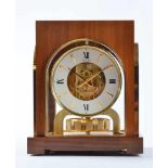 seltene Cosmos Clock-Jaeger le Coultre AtmosRundum verglastes Holzgehäuse, Frontscheibe