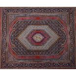 alter orientalischer Teppich / Wandteppichhandgewebt, 1,65 m x 1,38 mold oriental carpet /