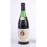 Les Bourbons Beaujolais 1973Füllstand etwas weniger, Etikett guter Zustand, 0,7 lLes Bourbons