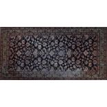 alter orientalischer Teppich / Wandteppichhandgewebt, 2,80 m x 1,40 mold oriental carpet /