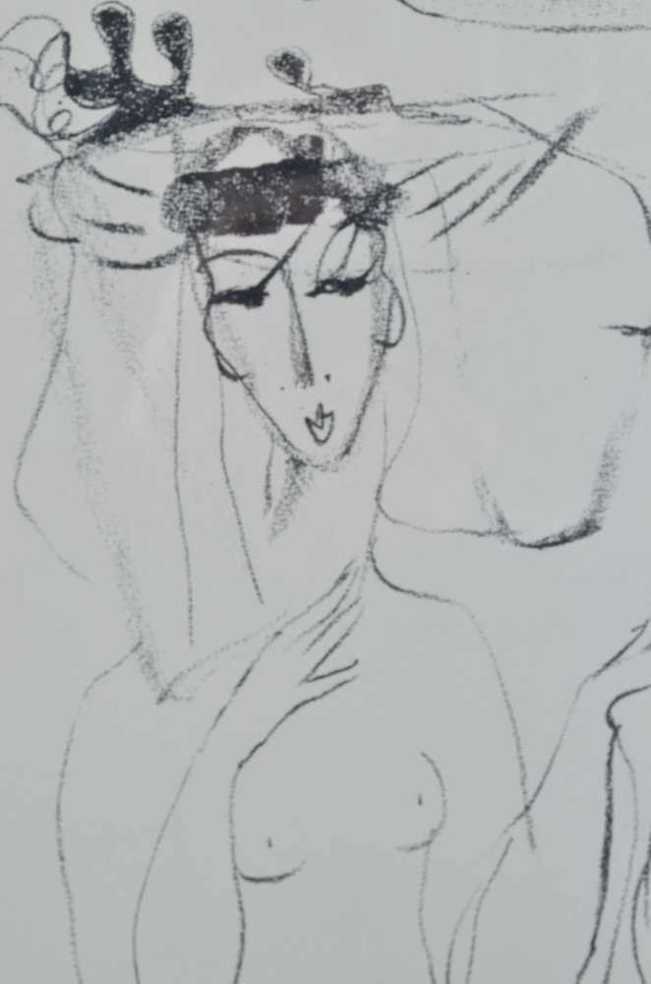 Kurt KÜHN (1926-1989)"Frau und Mädchen beim Bade"Grafik, LithografieSichtmaß 28,8 cm x 35 cmrechts - Bild 2 aus 4