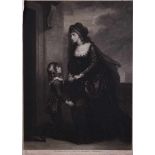 James CALDWALL (1739-c.1819)"Mrs Sidddons and her son in the tragedy of Isabella"Grafik-Kupferstich,