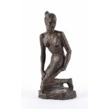 Laurent Friedrich KELLER (1885-1968)"Susanna"Skulptur-Volumen, Bronze Vollguss, H: 33 cm,auf der