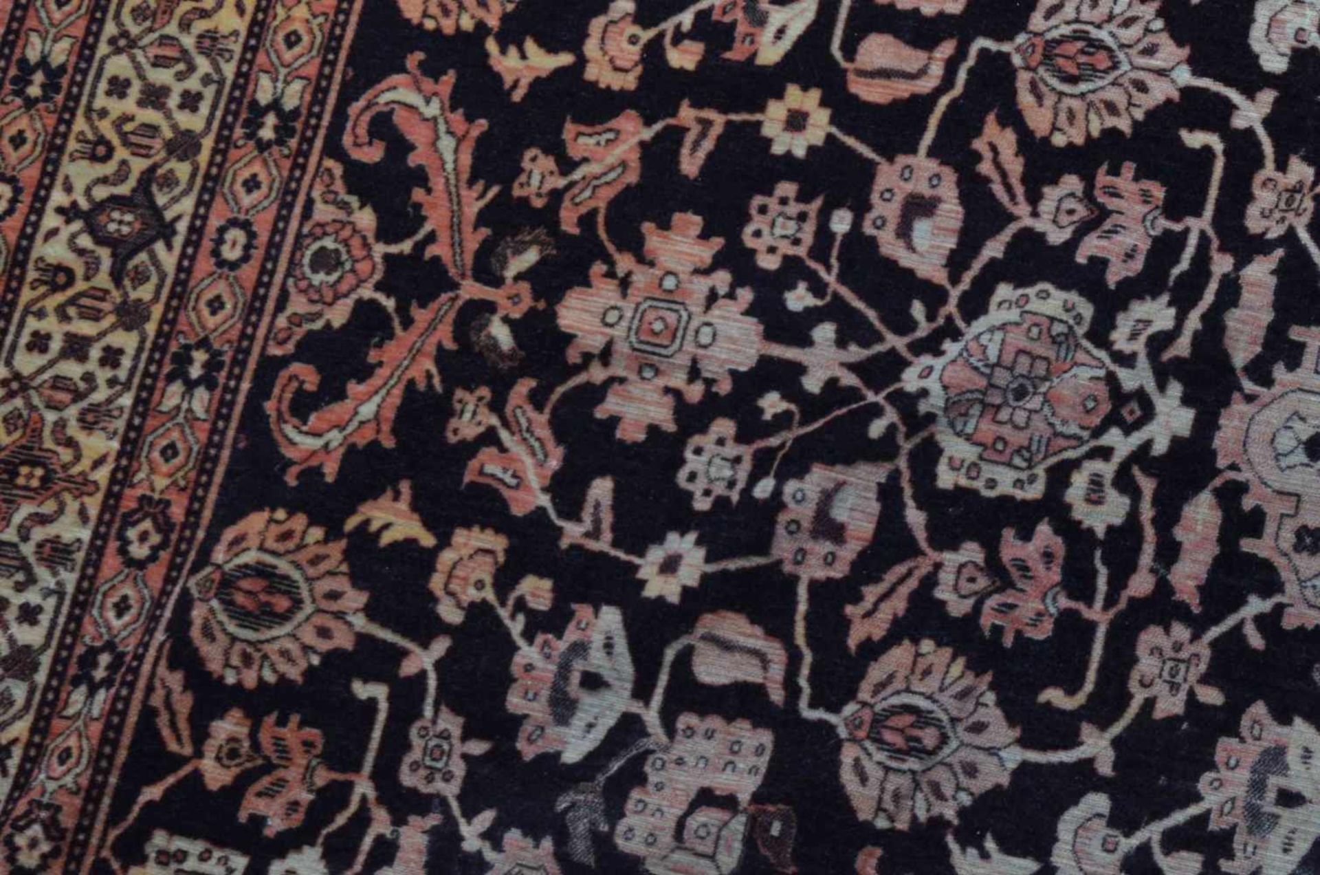 alter orientalischer Teppich / Wandteppichhandgewebt, 2,80 m x 1,40 mold oriental carpet / - Bild 2 aus 3