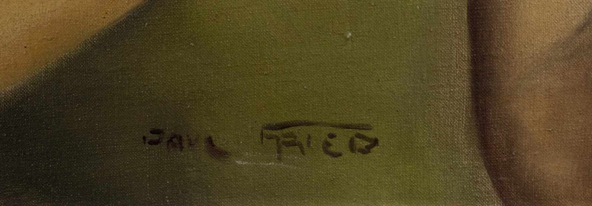 Pal FRIED (1893-1976)"weiblicher Halbakt"Gemälde Öl auf Leinwand, 79 cm x 59 cm,unten mittig - Image 6 of 6
