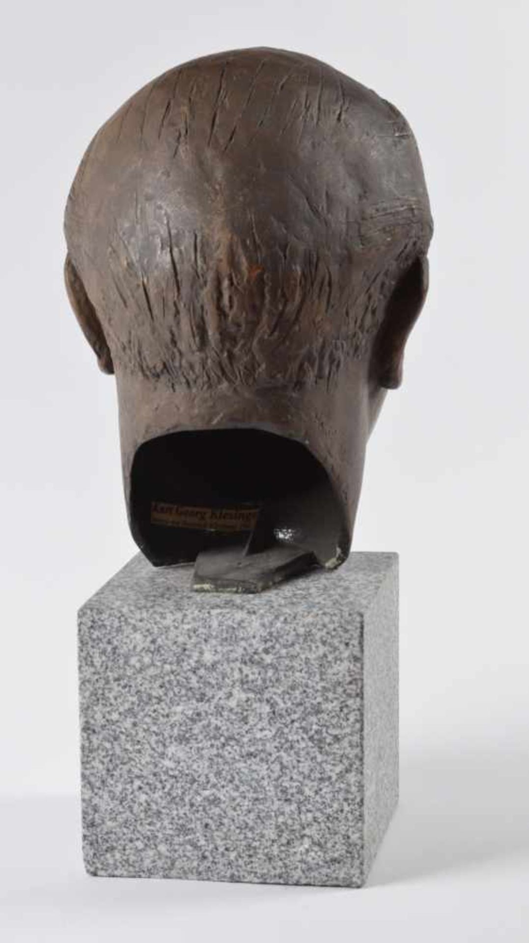 Heinrich KIRCHNER (1902-1984)"Portraitkopf Kurt-Georg Kiesinger"Skulptur - Volumen Bronze, auf - Image 4 of 5