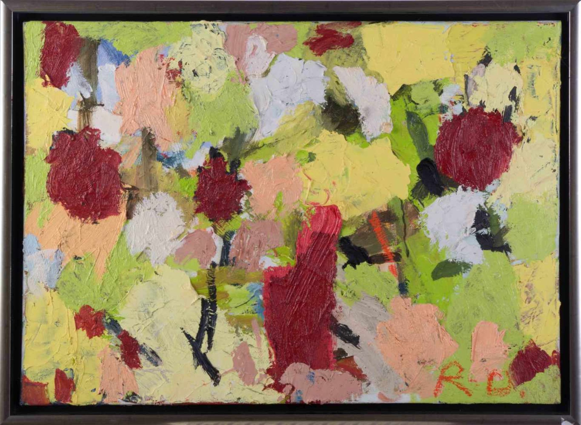 Reinhard DICKEL (1951)"Mohnblumen"Gemälde Öl/Leinwand, 49,5 cm x 69,5 cm,rechts unten - Bild 2 aus 5