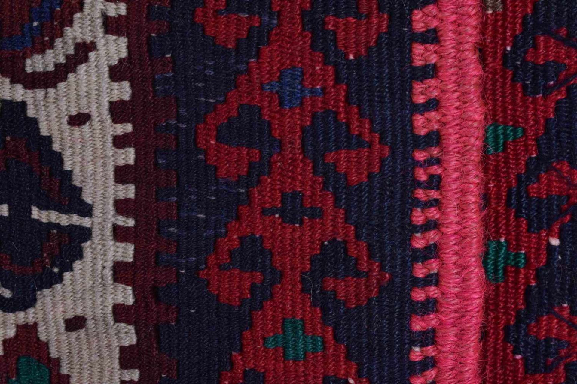alter Kelim Teppichhandgeknüpft, 256 cm x 142 cmold Kilim carpethand knotted, 256 cm x 142 cm - Image 3 of 4