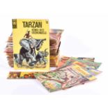 Konvolut Comics 1950erdabei: 13 Hefte Robinson, 22 Hefte Akim, 40 Hefte Tarzan, 5 Hefte Sigurd, 2