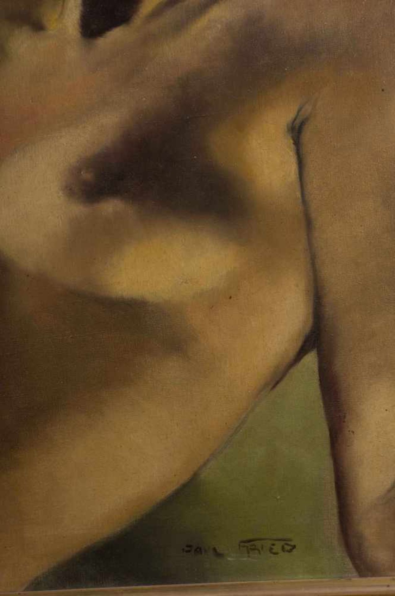 Pal FRIED (1893-1976)"weiblicher Halbakt"Gemälde Öl auf Leinwand, 79 cm x 59 cm,unten mittig - Image 5 of 6