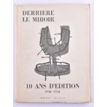 Derriere le Miroir, 10 ans d'Edition 1946-1956, Maeght, Paris 1956Derrìere le Miroir 10 ans d'