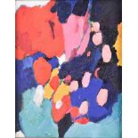 Mideele SCHADE (1963)"Blumen"Gemälde Öl/Leinwand, 30 cm x 24 cm,verso auf Leinwand signiert und