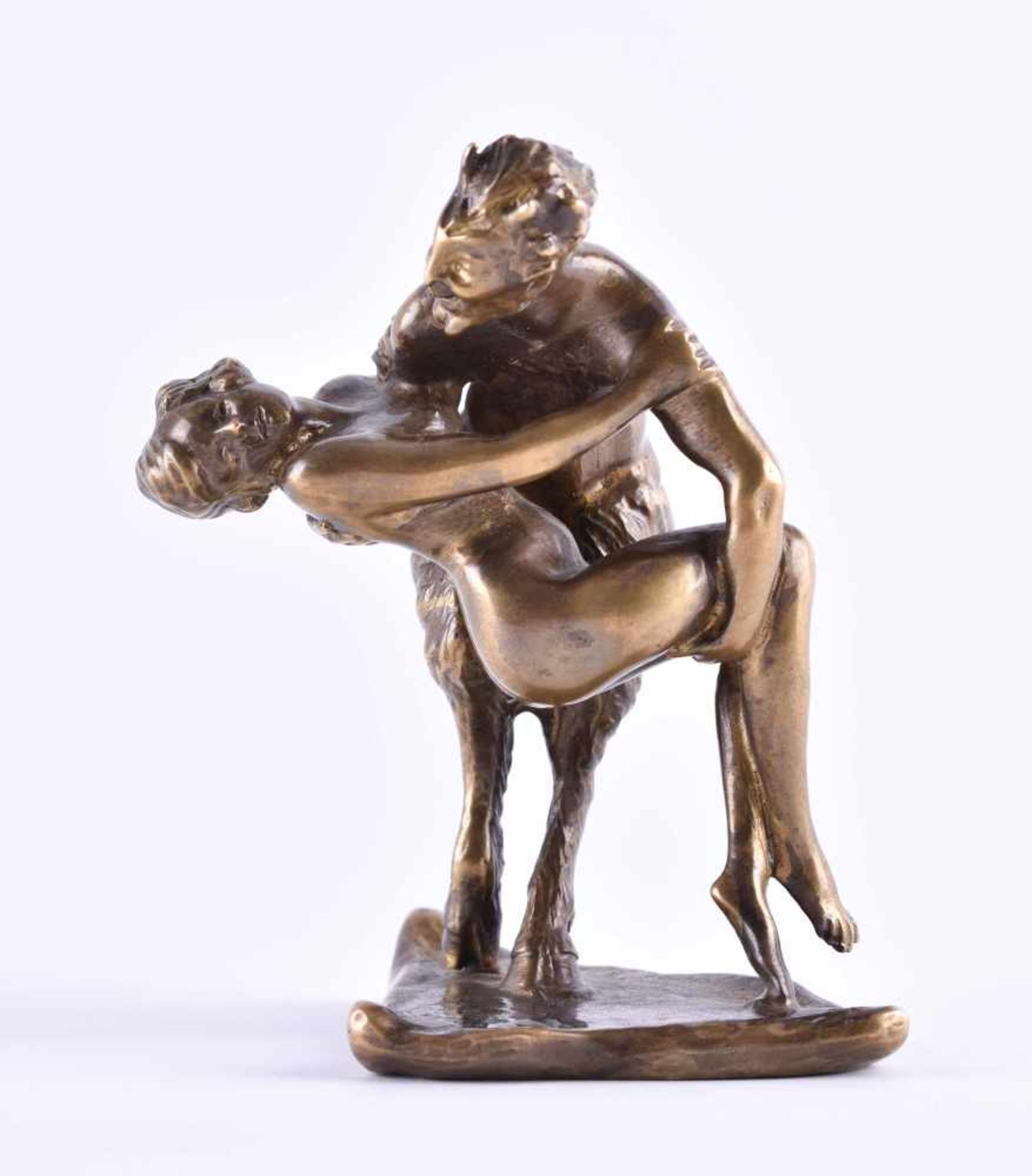 Künstler des 19. Jhd."Ohne Titel"Skulptur- Bronze, H: 9 cm,seitlich in der Plinthe ungedeutet