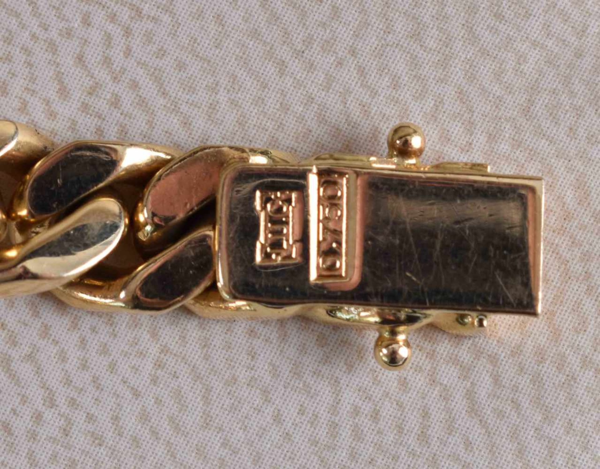 Chopard Damenuhr um 1990GG 750/000, orininal Goldarmband, in der Schließe signiert LUC, - Image 5 of 5