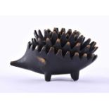 Walter BOSSE (1904-1979)"Igel"Skulptur-Bronze, 7,5 cm x 12 cm x 7 cm,5 teilig ineinander