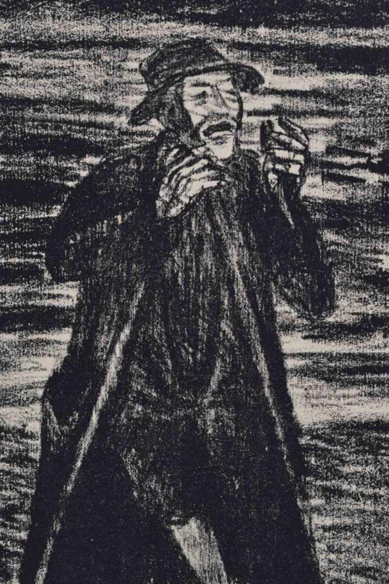 Ernst BARLACH (1870-1938)"Der Mord"Grafik-Lithographie, Maße 34 cm x 49 cm,2 % Bildkunst/ - Bild 3 aus 4