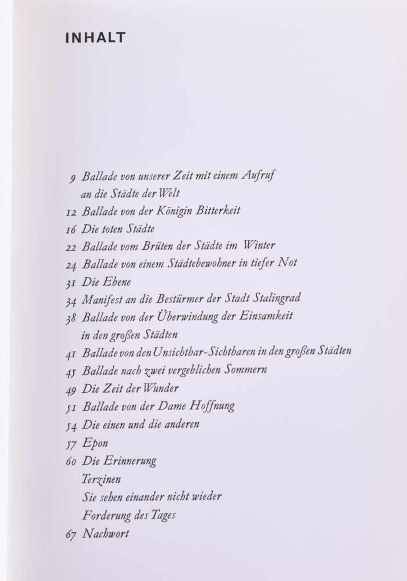 Helmut Andreas Paul GRIESHABER (1909-1981)"Buch-Städte-Balladen"Buch mit 8 Farbholzschnitten, Reclam - Bild 2 aus 3