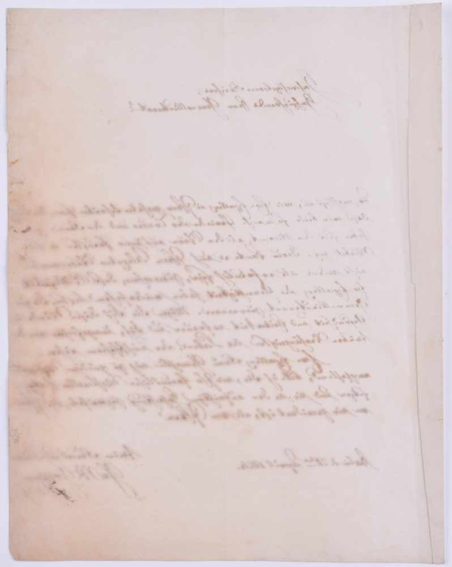 Handschreiben von Generalfeldmarschall von GneisenauHandschreiben von Generalfeldmarschall August - Bild 3 aus 3