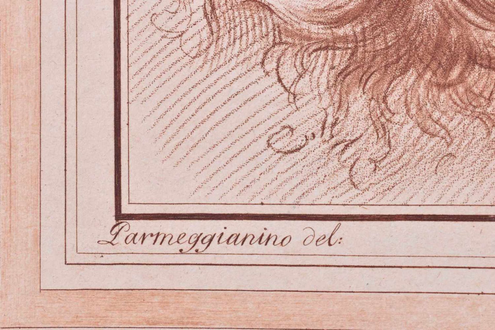Adam VON BARTSCH (1757-1821)"Parmigianino"Grafik-Radierung, Blattgröße: 28,5 cm x 22,7 cm,links - Bild 3 aus 4