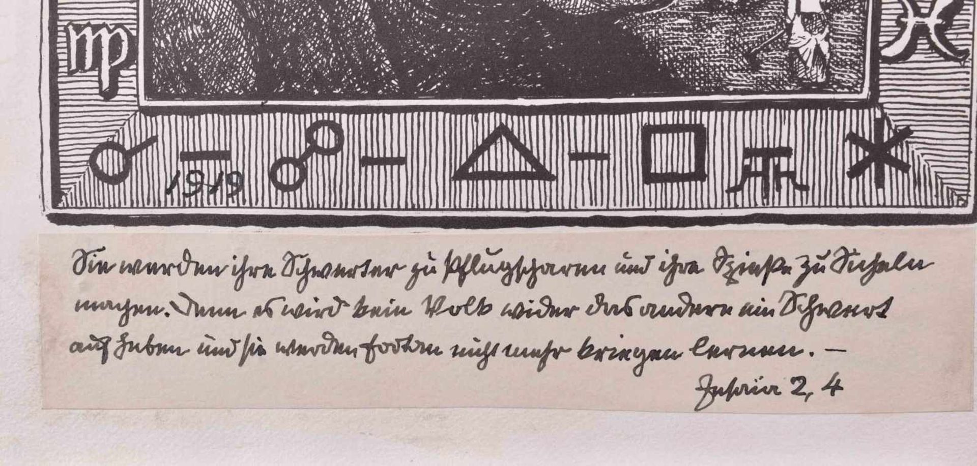 Hans THOMA (1839-1924)"Alemanischer Bauer"Grafik-Lithografie, Blattgröße: 29 cm x 24 cm,in der - Bild 3 aus 3