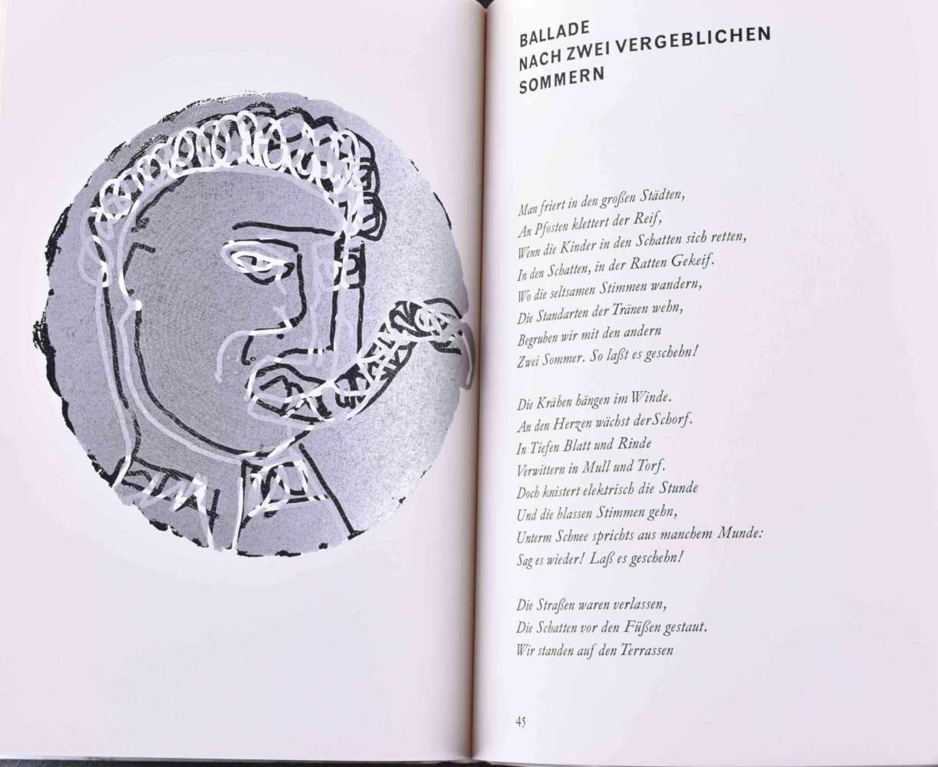 Helmut Andreas Paul GRIESHABER (1909-1981)"Buch-Städte-Balladen"Buch mit 8 Farbholzschnitten, Reclam - Bild 3 aus 3