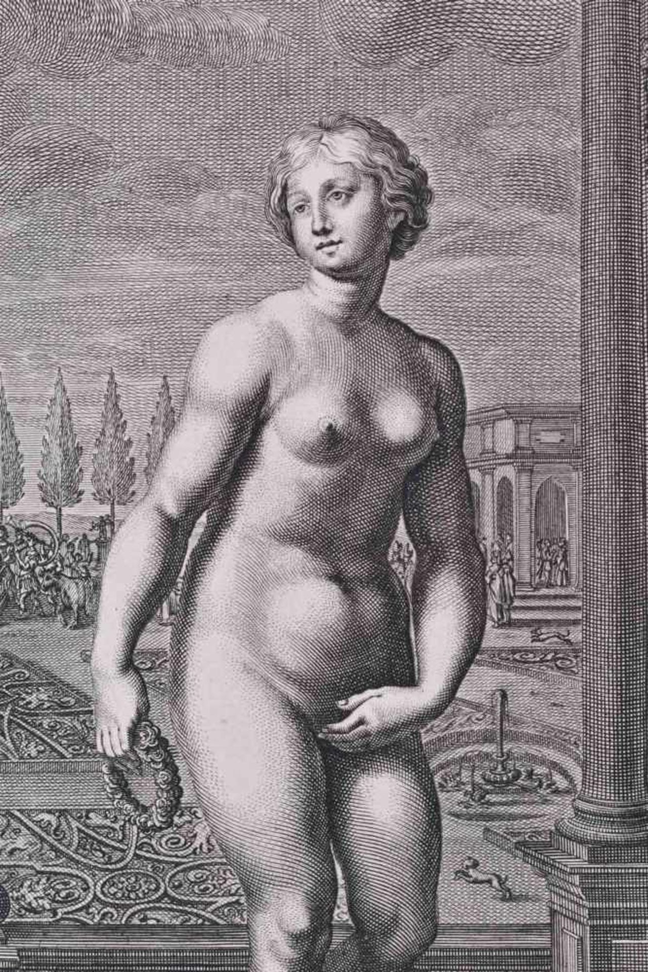 Bernard PICART (1673-1733)"Venus"Grafik-Kupferstich, Sichtmaß:36 cm x 25 cm,rechts unten in der - Bild 2 aus 6