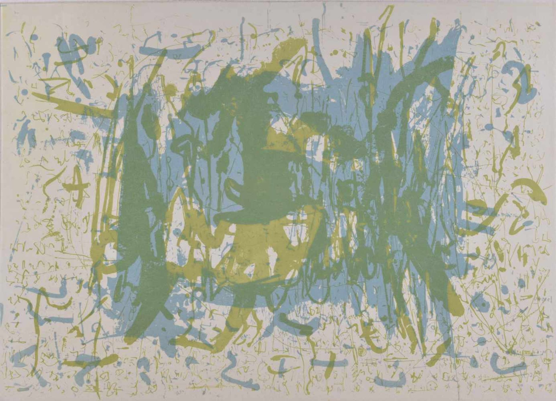 Wolfgang E. BIEDERMANN (1940-2008)"Abstrakte Komposition"Grafik-Farbradierung, Blattgröße 53 cm x 78