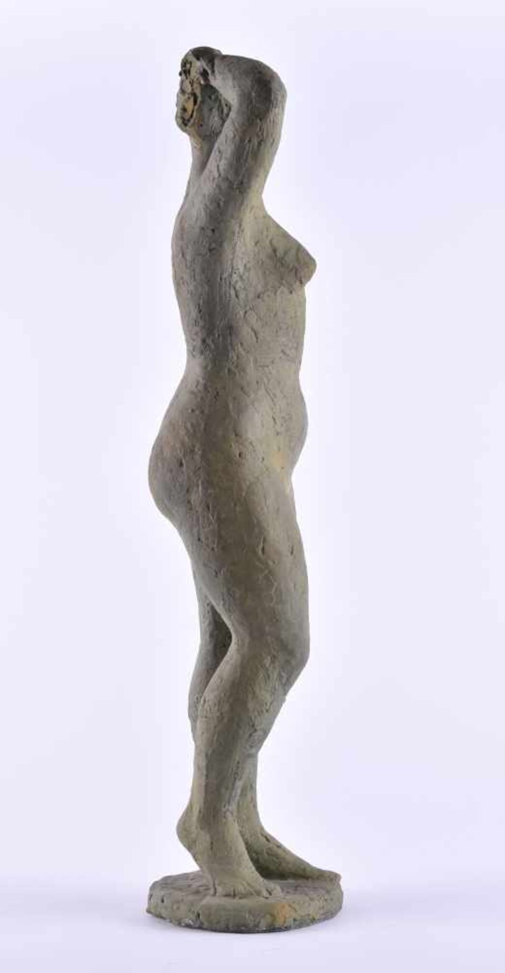 Rolf WINKLER (1930-2001)"Stehende"sculpture - stone casting, height: 60 cm,monogrammed on the - Bild 3 aus 5