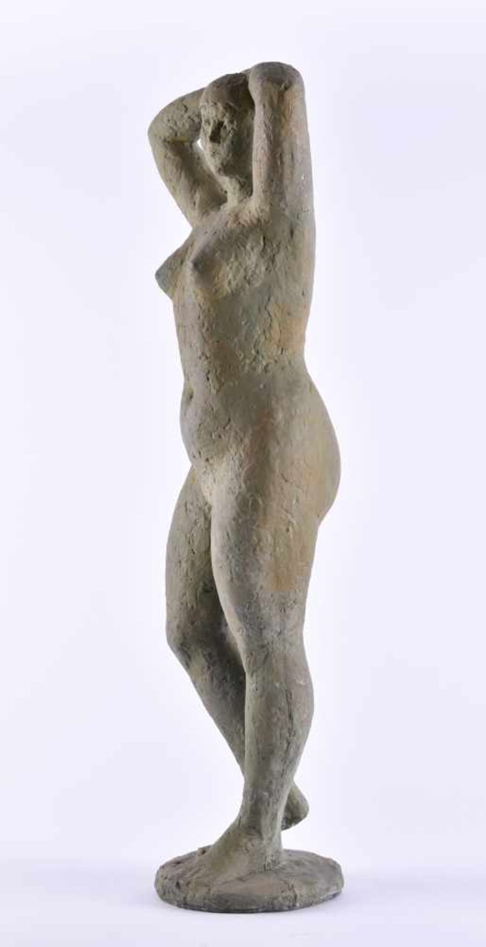 Rolf WINKLER (1930-2001)"Stehende"sculpture - stone casting, height: 60 cm,monogrammed on the - Bild 2 aus 5
