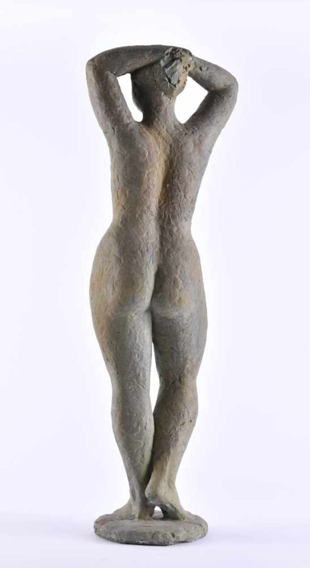 Rolf WINKLER (1930-2001)"Stehende"sculpture - stone casting, height: 60 cm,monogrammed on the - Bild 4 aus 5