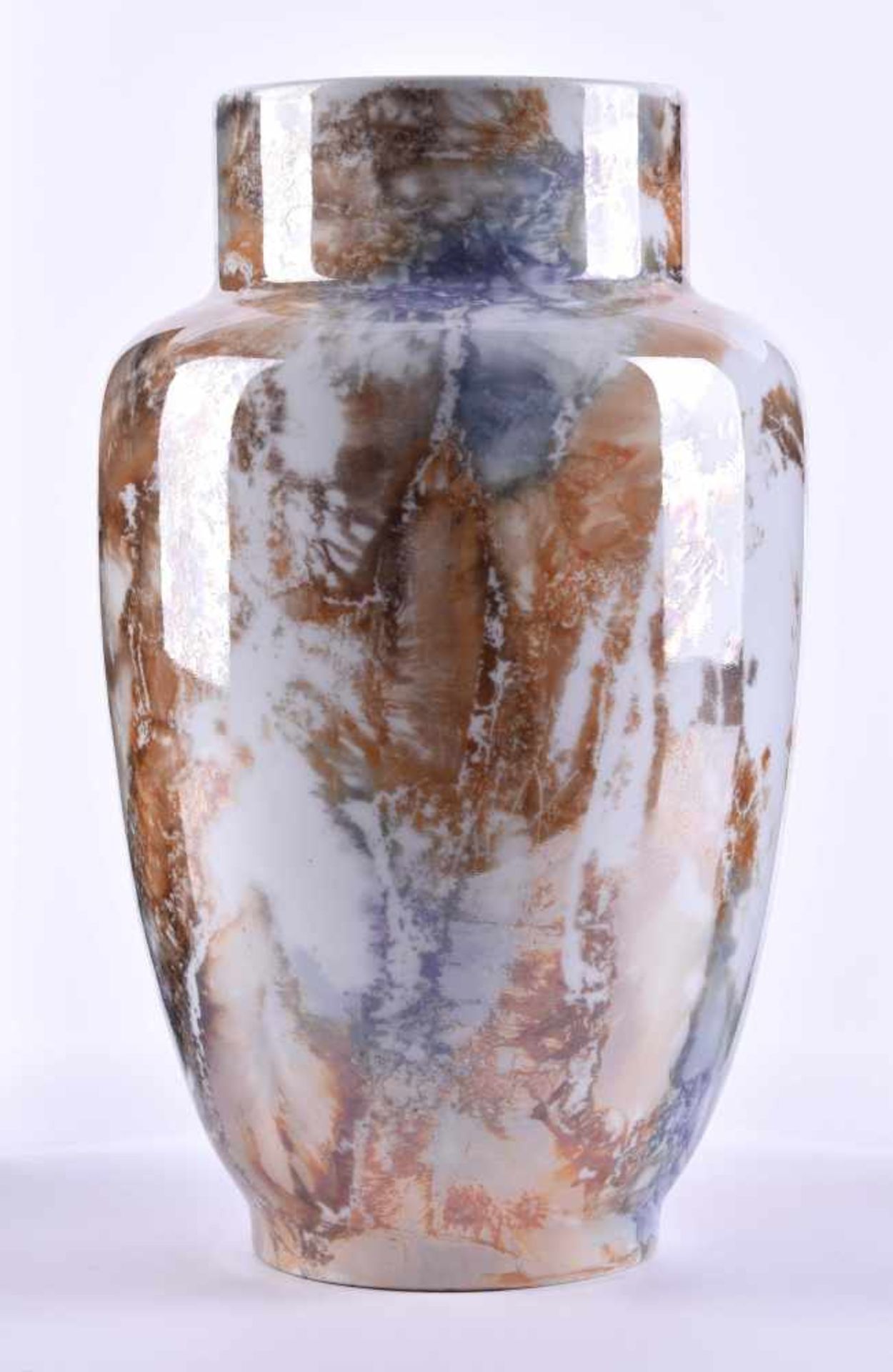 Vase Arabia Finlandceramic glazed, rare decor, ground mark, height: 28.5 cmVase Arabia - Bild 2 aus 5
