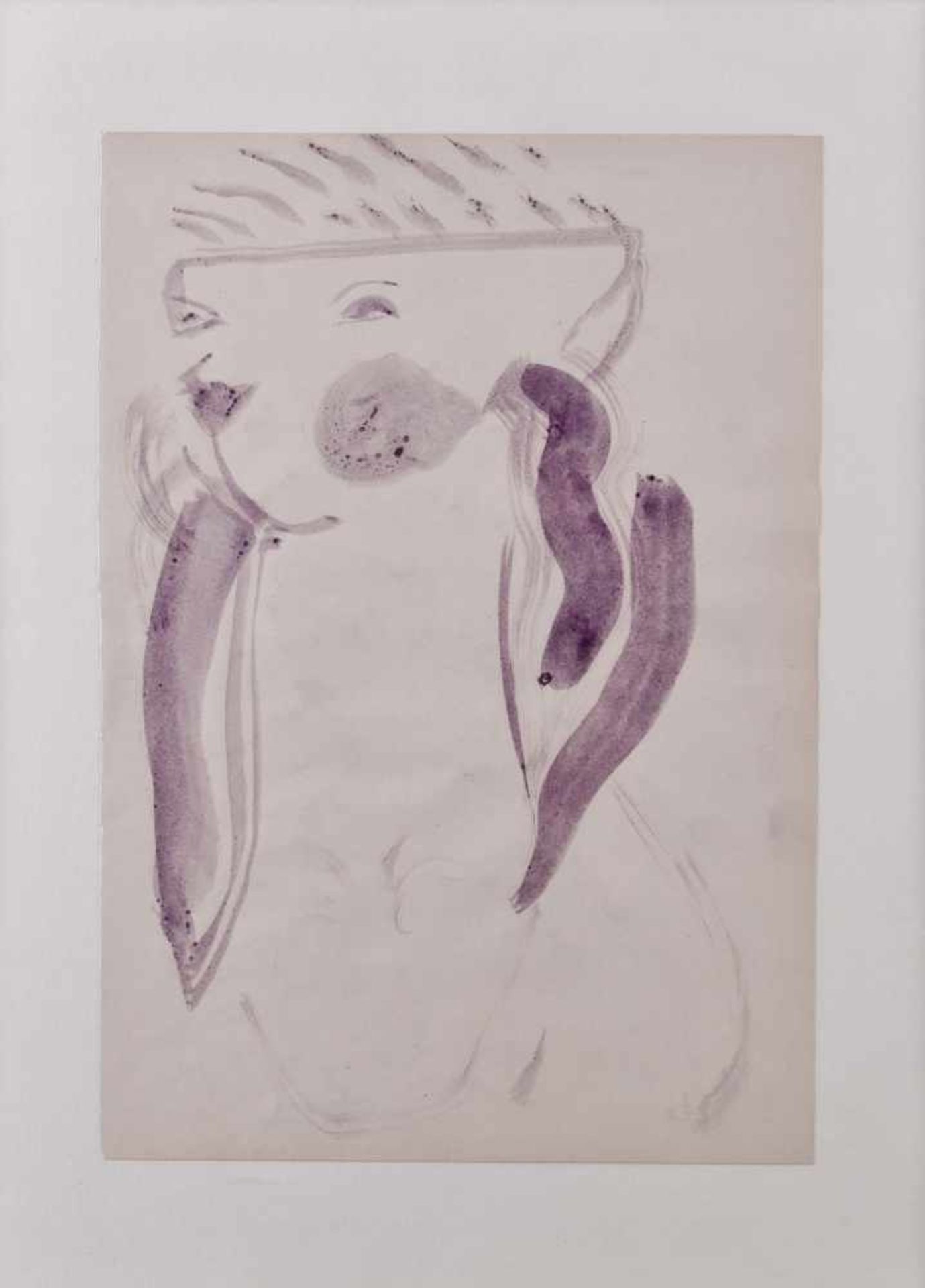 Wilhelm LACHNIT (1899-1962)"Figur"drawing - ink, 30 cm x 20.8 cm,to be paid by the buyer 2% resale