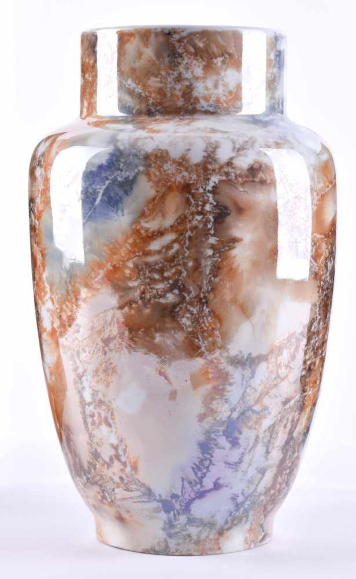 Vase Arabia Finlandceramic glazed, rare decor, ground mark, height: 28.5 cmVase Arabia