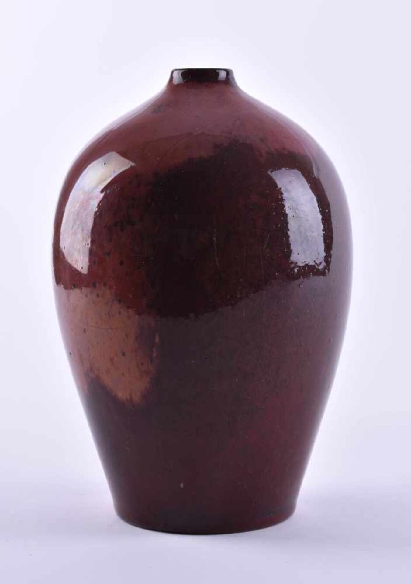 Vaseceramic glazed, bottom mark, height: 17.2 cmVaseKeramik glasiert, Bodenmarke, H: 17,2 cm- - - - Bild 3 aus 5