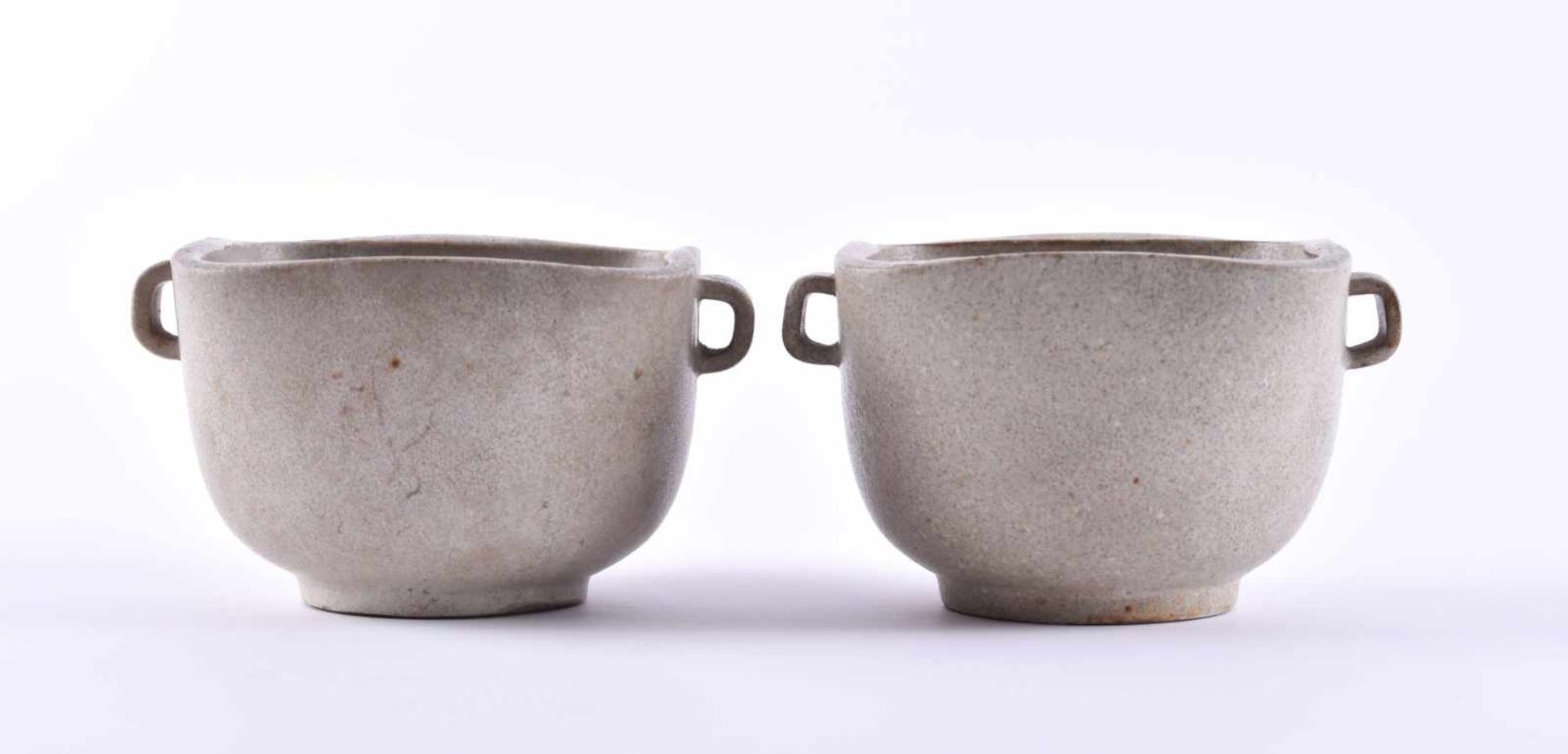 Pair of bowls Arne Bang Denmark circa 1950 / 60Stoneware glazed, with bottom mark, height: approx.