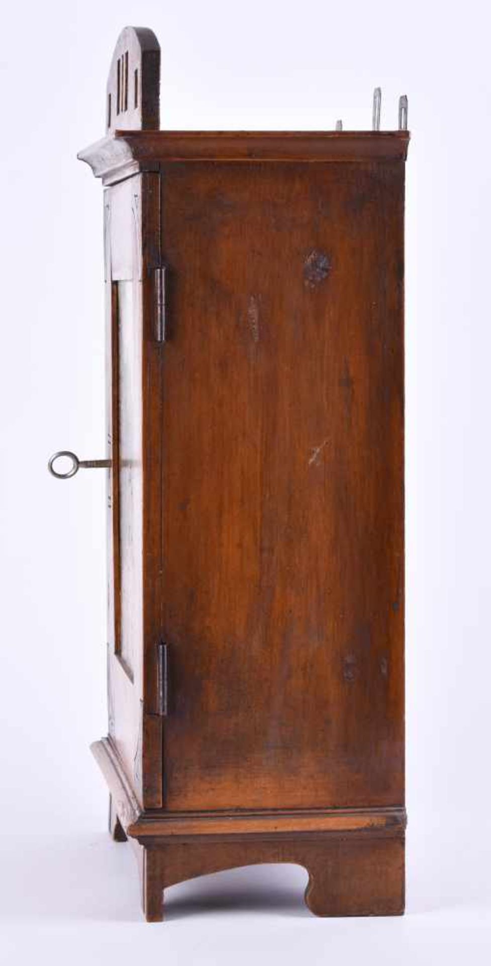 Apothecary cabinet around 1900wood, door painted, with key, 57.5 cm x 33.5 cm x 18.5 - Bild 3 aus 7