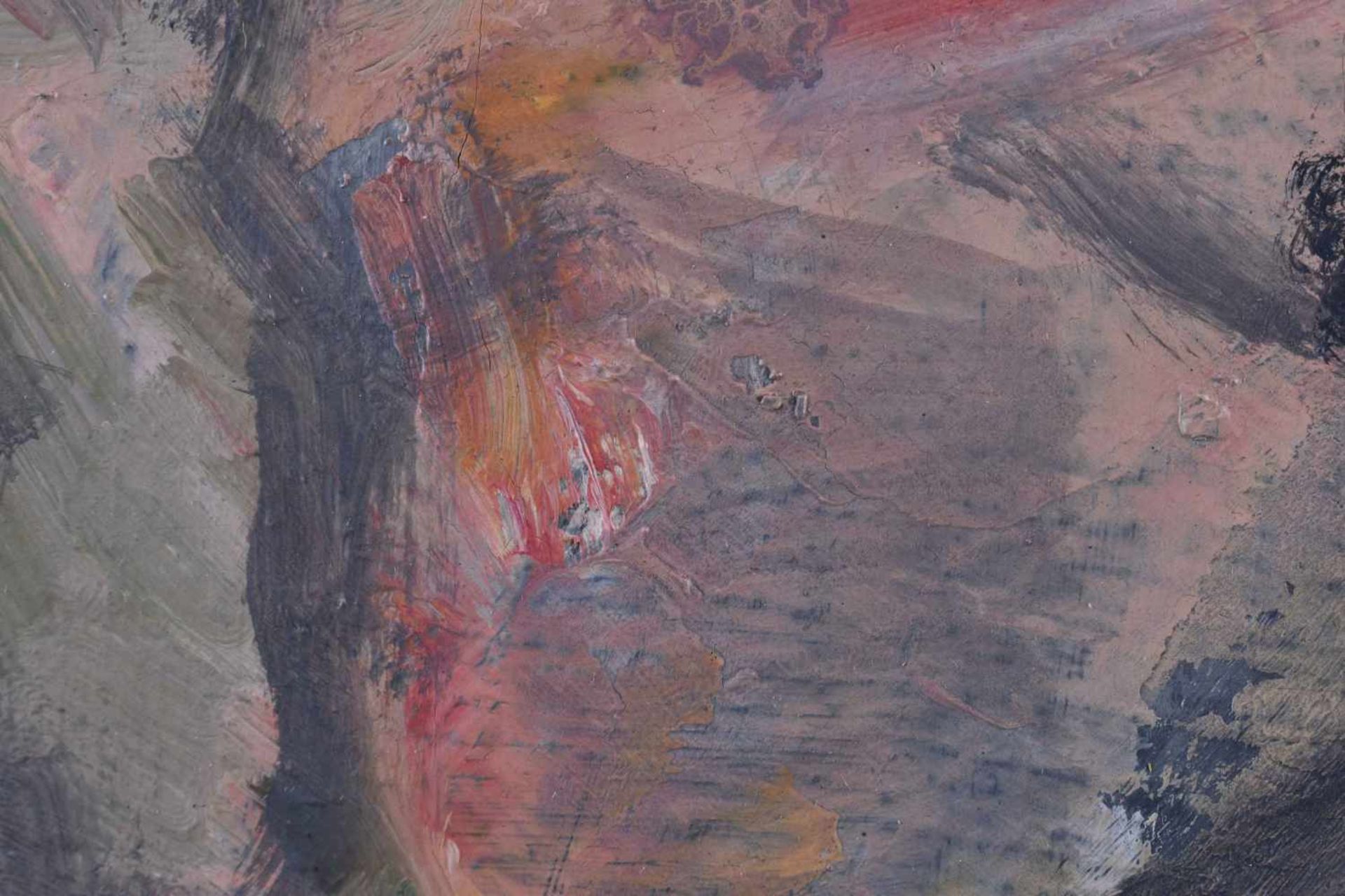 Hans VENT (1934-2018)"Paar"painting oil / canvas, 29.5 cm x 24 cm, with frame, 43.5 cm x 27.5 cm, - Image 4 of 6