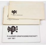 Plauener GrafikgemeinschaftKonvolut von 10 Katalogen Auswahl A 13, 1972 bis A 21, 1991 (in dieser