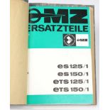 MZ Ersatzteil KatalogeMZ Ersatzteile, Ersatzteilliste für Motorräder, Ausgabe 1974. 3 Kataloge in