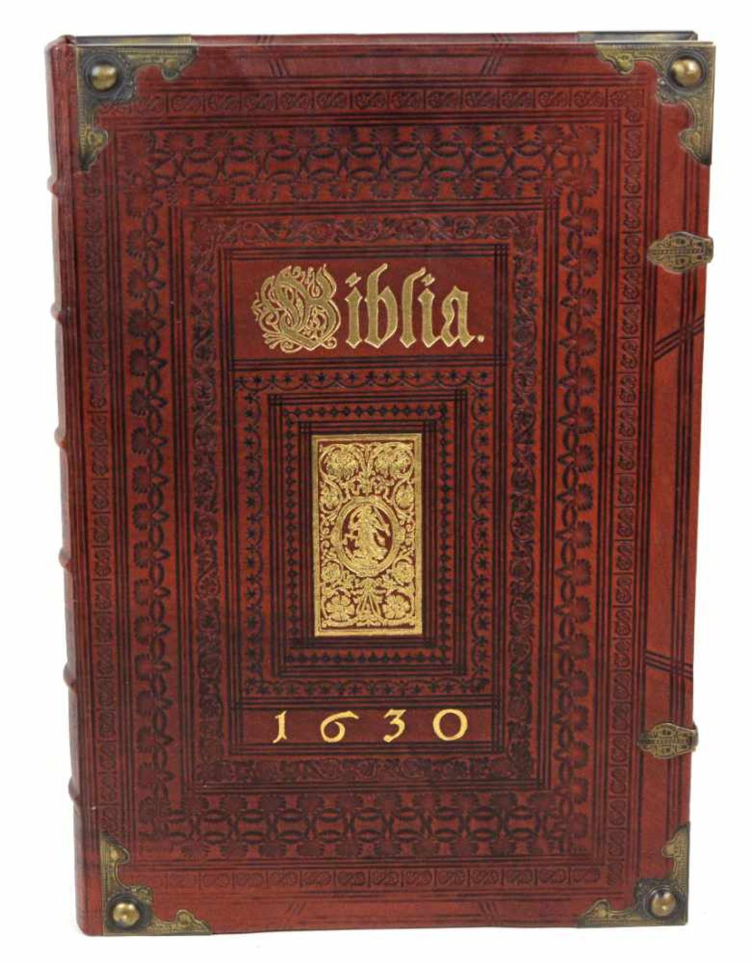 Bibel 1630 FaksimileDas neue Testament, durch Martin Luther verdeutscht , Ausgabe in Ganzleder mit