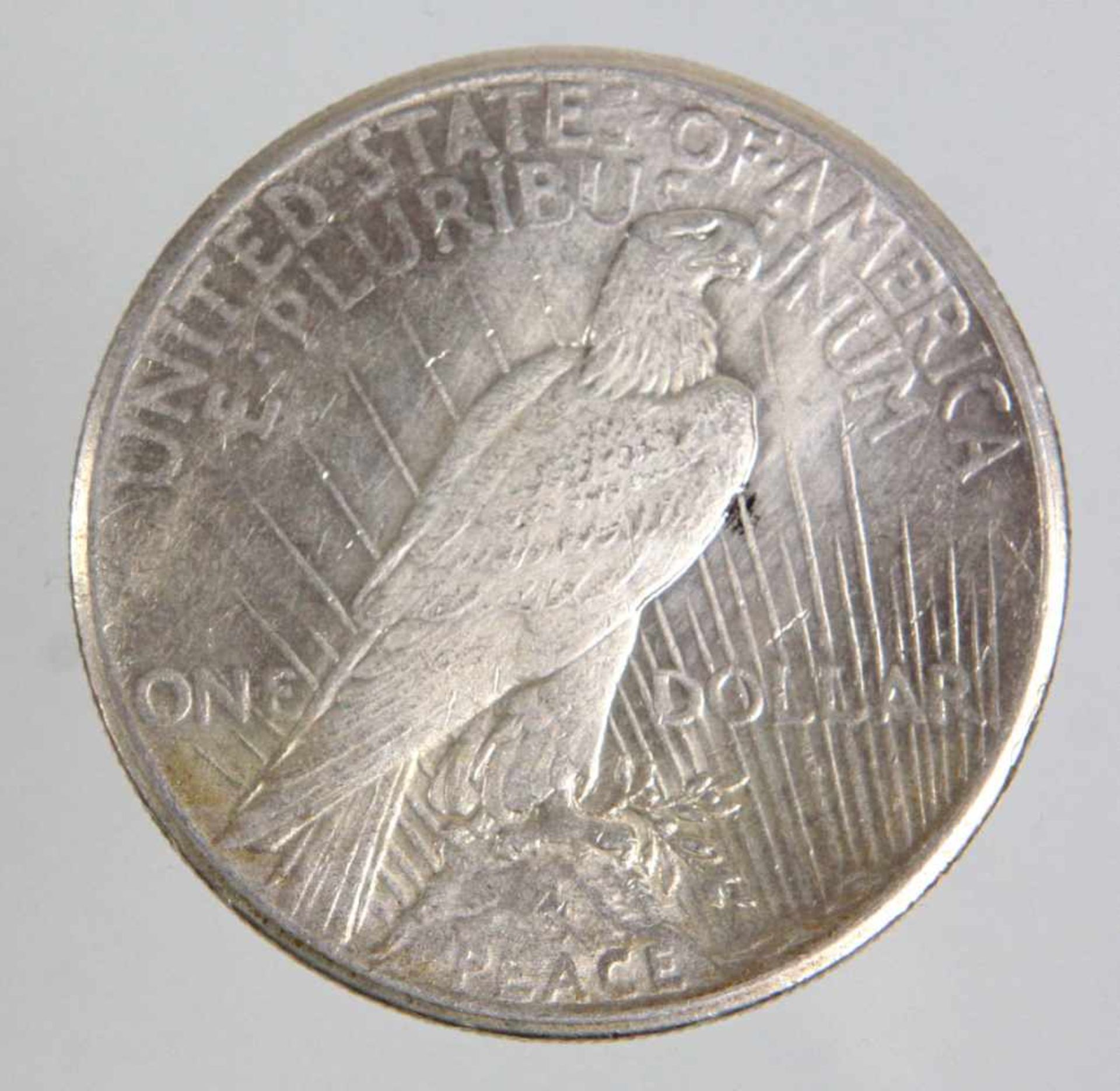 Peace Dollar Philadelphia 1925Silber, One Dollar 1925, sitzender Weißkopfseeadler mit Olivenzweig - Bild 2 aus 2